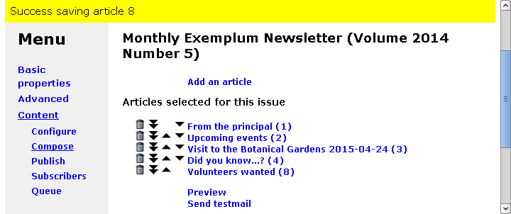 [ newsletter compose article added ]
